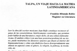 Talpa, un viaje hacia la matria latinoamericana
