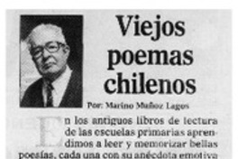 Viejos poemas chilenos