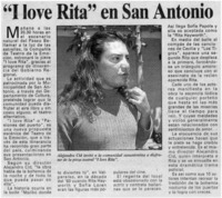 "I love Rita" en San Antonio.