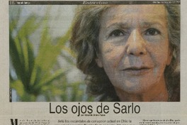 Los ojos de Sarlo