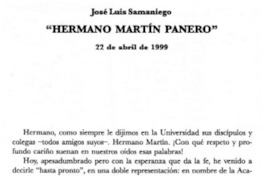 Hermano Martín Panero"