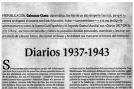 Diarios 1937-1943.