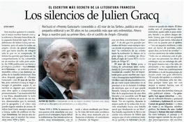 Los silencios de Julien Gracq