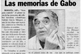 Las memorias de Gabo