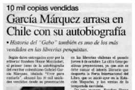 García Márquez arrasa en Chile con su autobiografía
