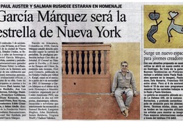 García Márquez será la estrella de Nueva York.