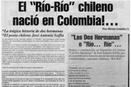 El "Río-Río" chileno nación en Colombia!...