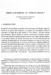 Jorge Luis Borges, el "otro flaneur"