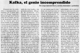 Kafka, el genio incomprendido