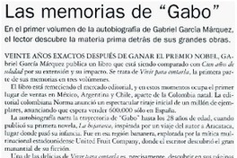 Las memorias de "Gabo"