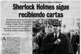 Sherlock Holmes sigue recibiendo cartas