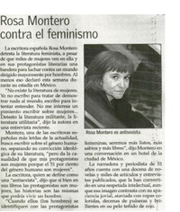 Rosa Montero contra el feminismo.