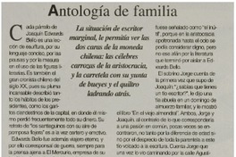 Antología de familia