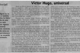 Víctor Hugo universal