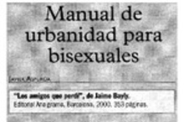 Manual de urbanidad para bisexuales