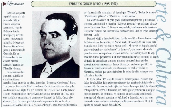 Federico García Lorca (1898-1936).