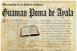 Guaman Poma de Ayala.