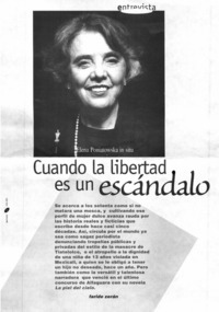 Cuando la libertad es un escándalo