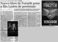 Nuevo libro de Forsyth pone a Bin Laden de personaje