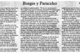 Borges y Paracelso