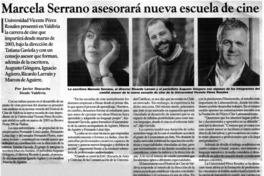 Marcela Serrano asesorará nueva escuela de teatro