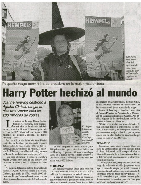 Harry Potter hechizó al mundo.