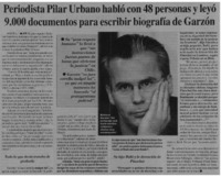 Periodista Pilar Urbano habló con 48 personas y leyó 9.000 documentos para escribir biografía de Garzón.