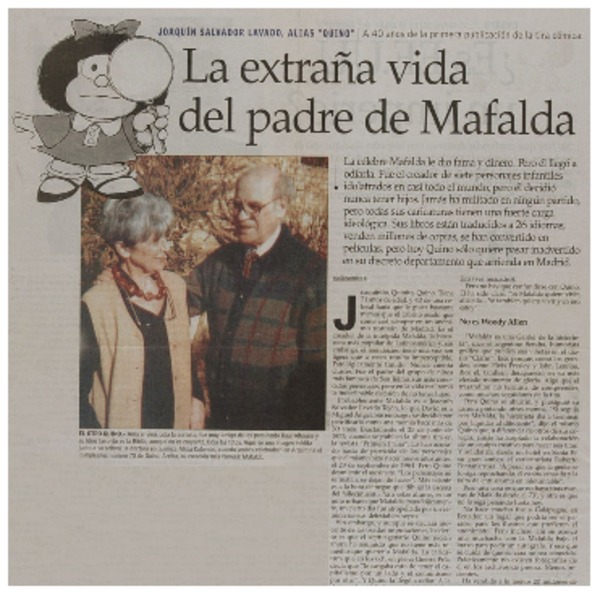 La extraña vida del padre de Mafalda