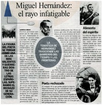 Miguel Hernández : el rayo infatigable