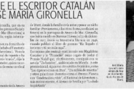 Fallece el escritor catalán José María Gironella.