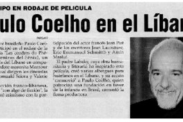 Paulo Coelho en el Líbano.