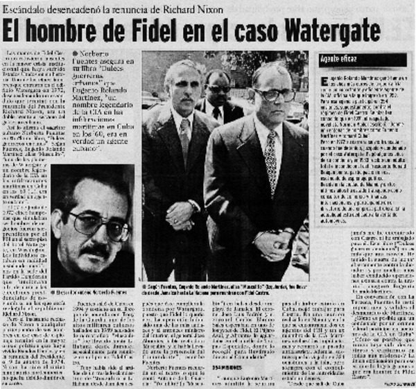 El hombre de Fidel en el caso Watergate