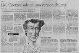 J. M. Coetzee sale en una versión chilena