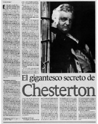 El gigantesco secreto de Chesterton