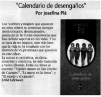 "Calendario de desengaños".