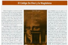 El Código Da Vinci y la Magdalena
