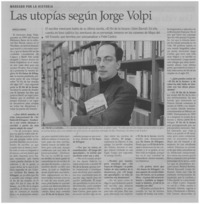 Las utopías según Jorge Volpi