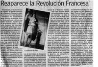 Reaparece la revolución francesa.