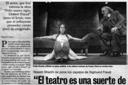 "El Teatro es una suerte de sicoanálisis permanente"