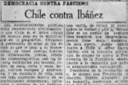 Chile contra Ibáñez