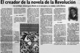 El Creador de la novela de la Revolución.