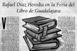Rafael Díaz Heredia en la Feria del Libro de Guadalajara