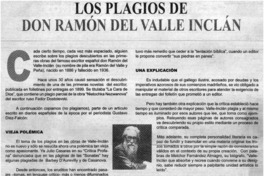 Los plagios de Don Ramón del Valle Inclán