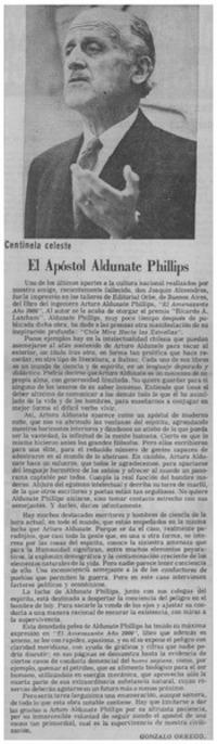 El apóstol Aldunate Phillips