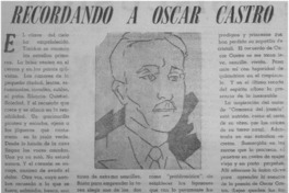 Recordando a Oscar Castro