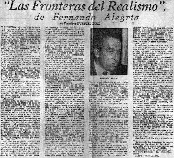"Las Fronteras del realismo"