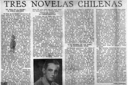 Tres novelas chilenas