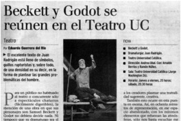 Beckett y Godot se reúnen en el Teatro UC