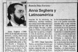 Anna Seghers y latinoamérica