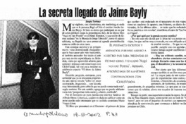 La Secreta llegada de Jaime Bayly